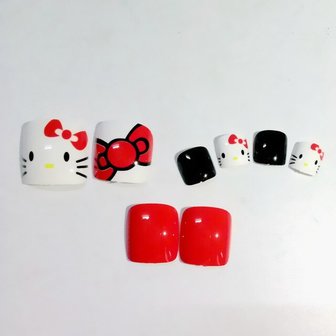 Teen nepnagels voor tieners Hello Kitty