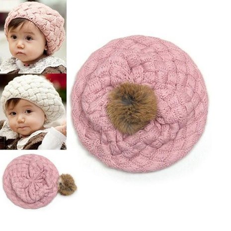 Baby/kinderen gebreide beanie/baret